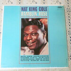 Nat King Cole Ramblin' Rose LP Vinyl 1973 Capitol Records